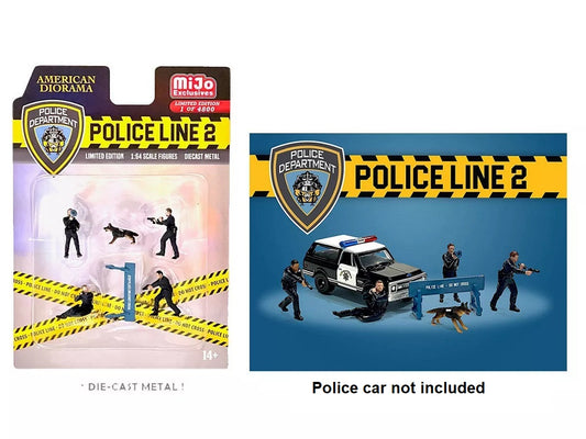 1:64 Police Line - (2) Figure Set Accessory