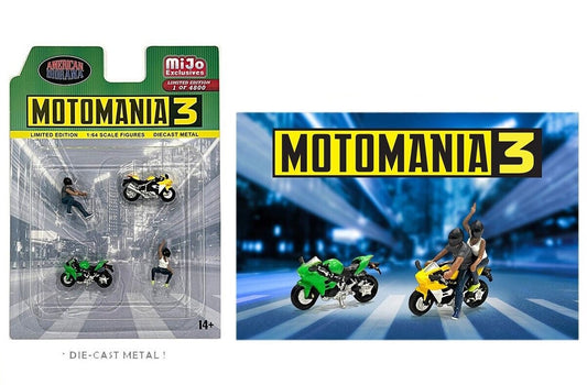 1:64 MotoMania - (3) Figure Set Accessory