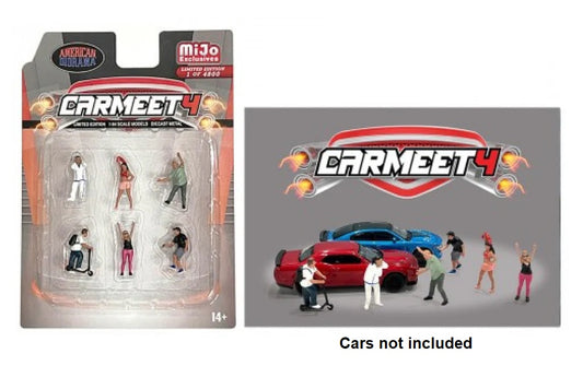 1:64 Car Meet - (4) Figure Set