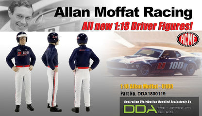 Immortalize Racing Legend: 1:18 U100 Allan Moffat Figure