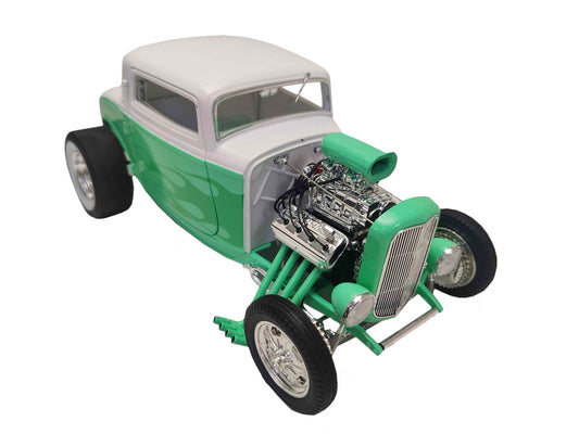 1:18 1932 Blown Ford Hot Rod 3 Window Coupe w/Flames