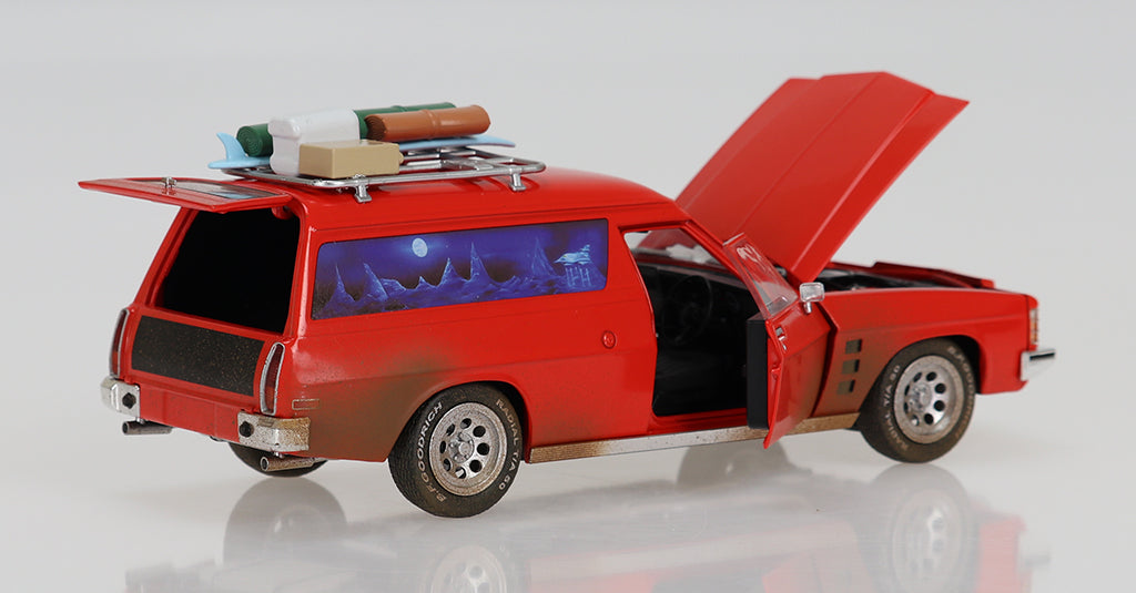 Relive Cinematic History: 1:24 Max's 1975 HJ Holden Sandman Panelvan Movie Replica