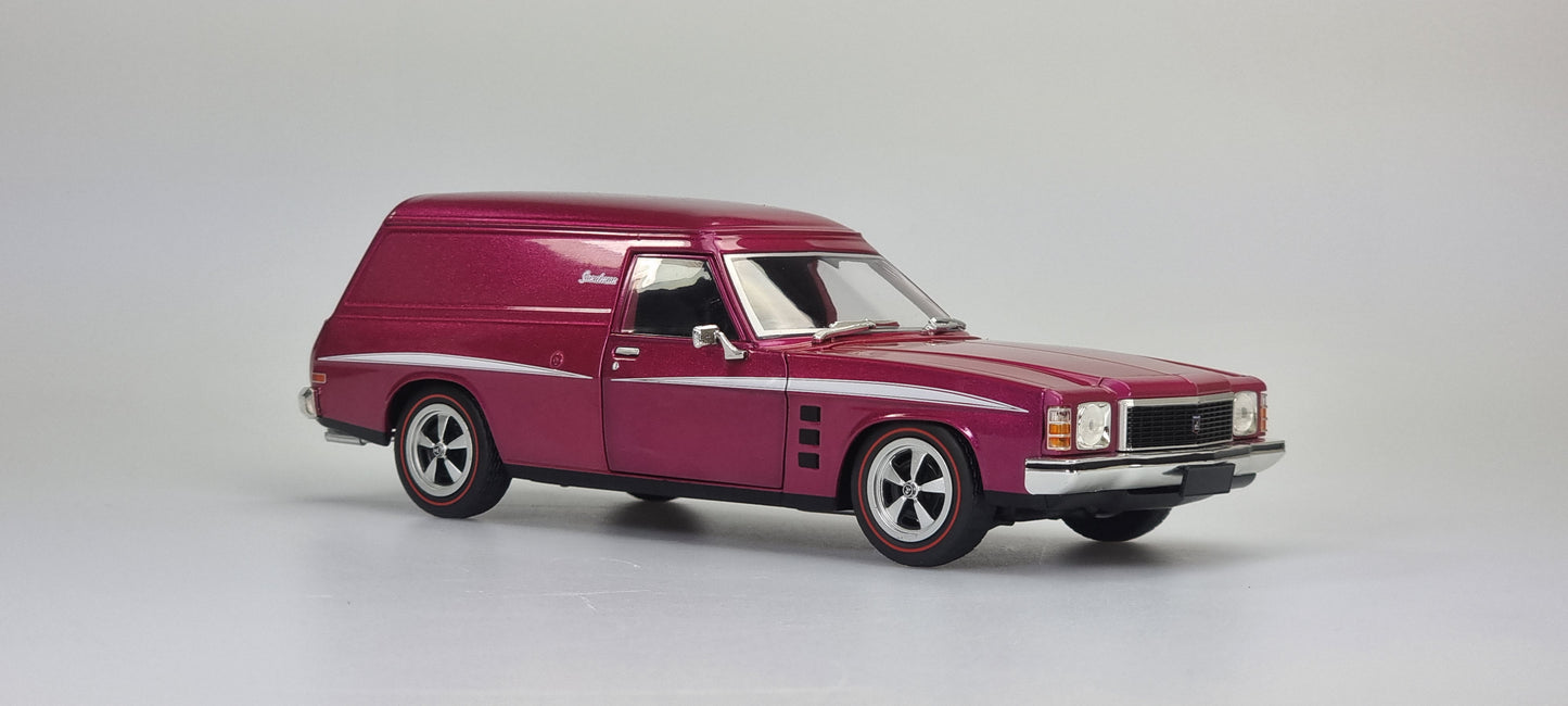 1:24 (S) Sailors Delight (Purple) 1975 HJ Holden Sandman Panelvan - Opening Front Doors Only