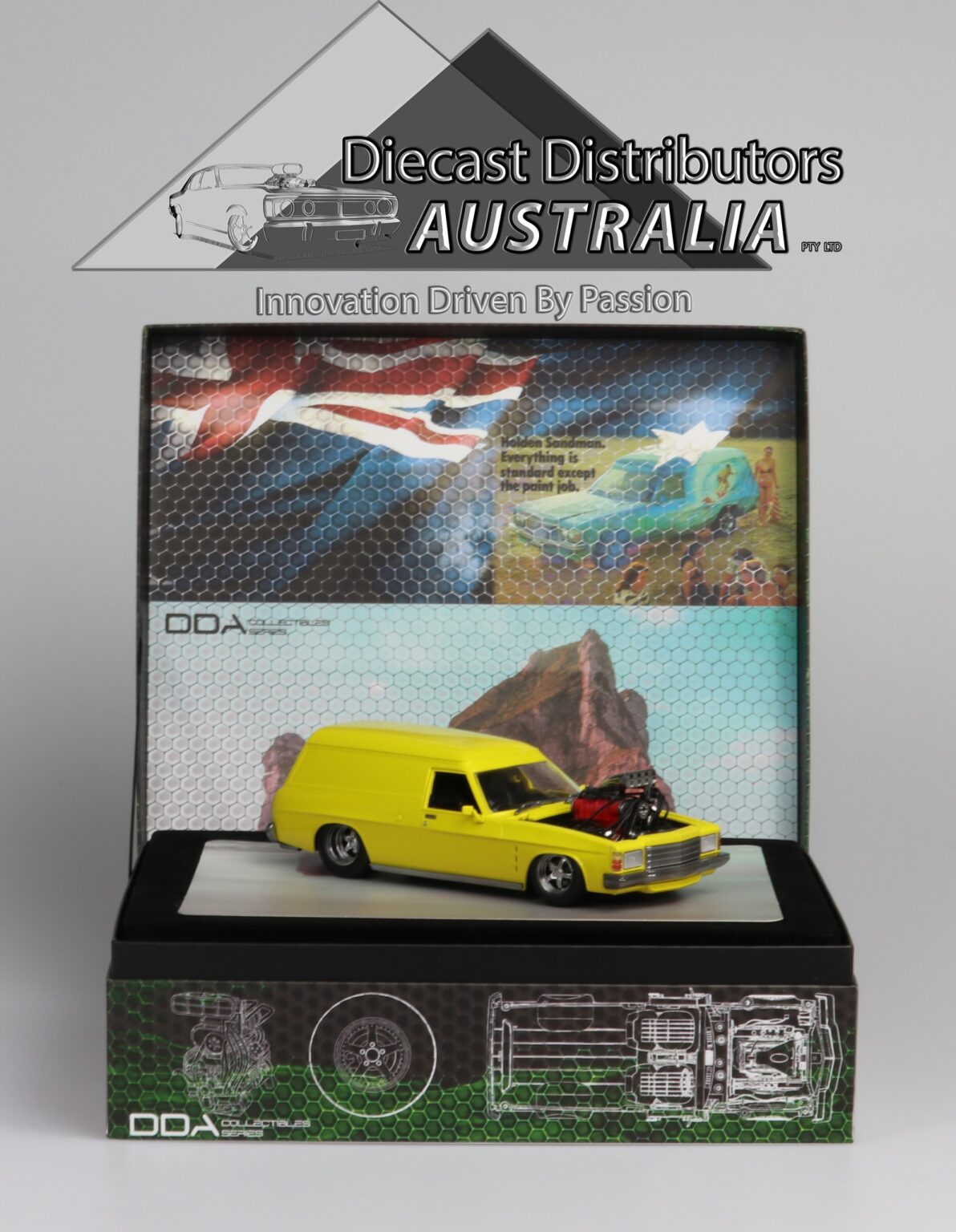 1:24 Plastic Kit Super Charged Slammed 1975 HJ Holden Panelvan