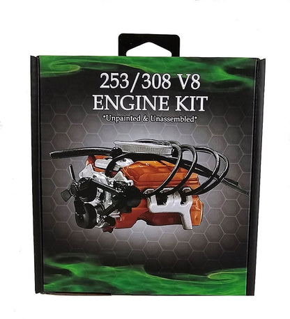 1:24 LC/LJ 253/308 V8 Engine Plastic Kit Accessory