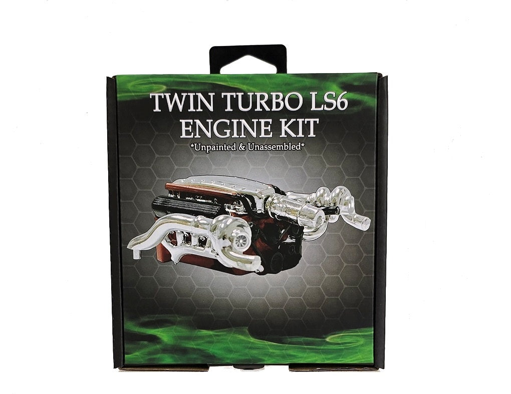 1:24 LC/LJ Twin Turbo L.S Torana Engine Plastic Kit Accessory