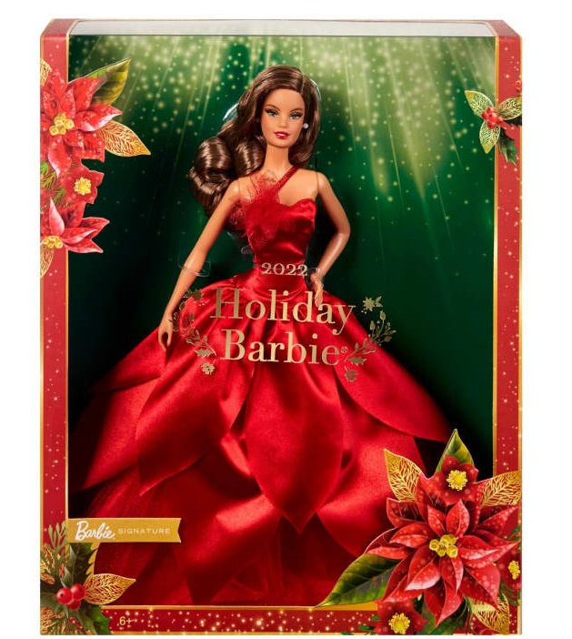 Black Hair Holiday Barbie 2022