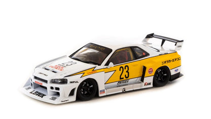 1:43 LB-ER34 Super Silhouette Skyline - White