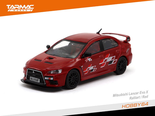 1:64 Red Ralliart Mitsubishi Evo-X