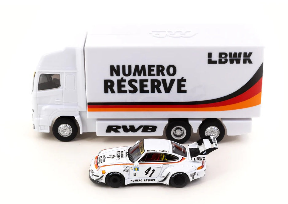 1:64 RWB 993 LBWK with Plastic Truck Packaging - Singapore Special Edition