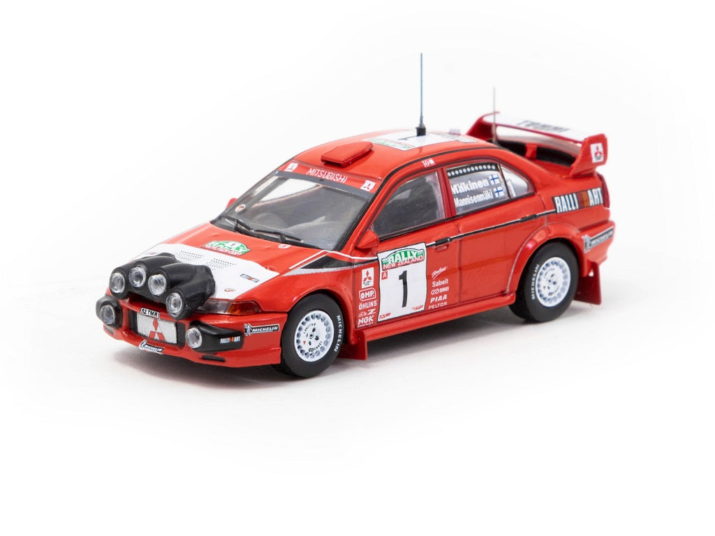 1:64 Mitsubishi Lancer Evolution VI WRC New Zealand Rally Winner 1999 Makinen Mannisenmaki