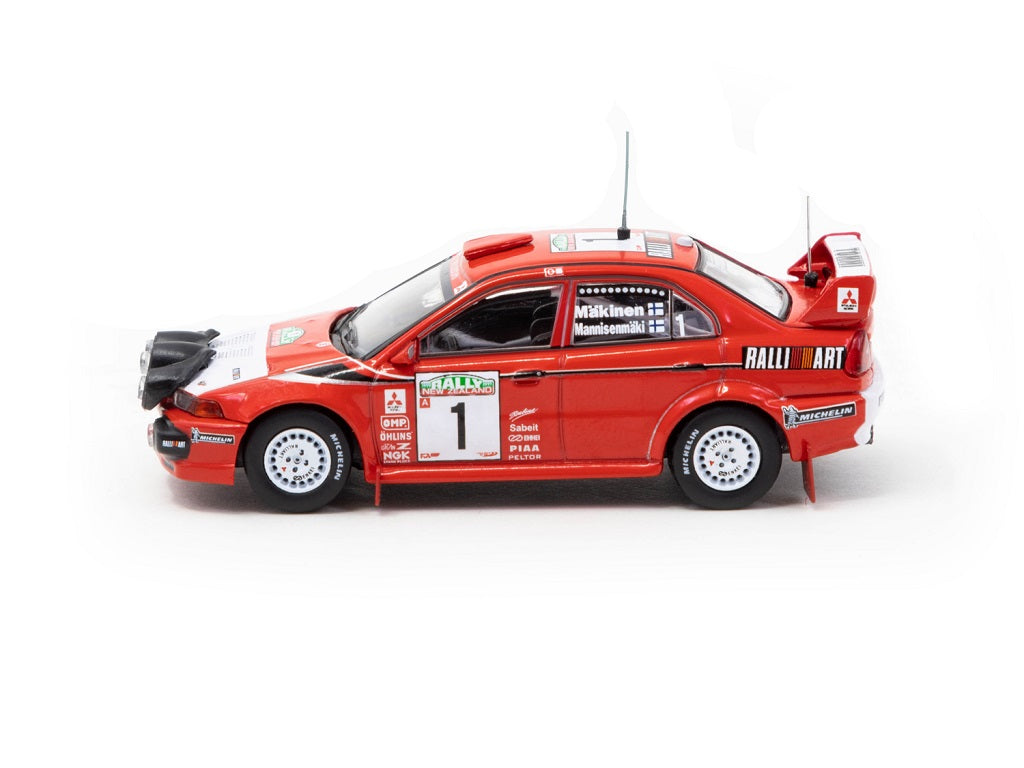 1:64 Mitsubishi Lancer Evolution VI WRC New Zealand Rally Winner 1999 Makinen Mannisenmaki