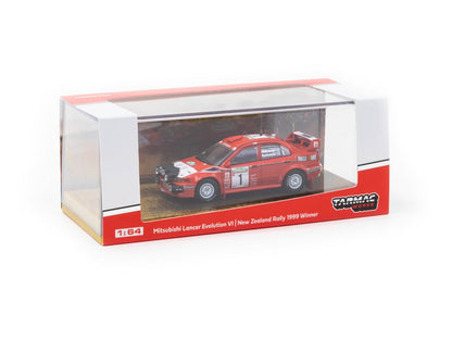 1:64 Mitsubishi Lancer Evolution VI WRC New Zealand Rally Winner 1999 Makinen Mannisenmaki