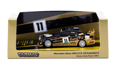 1:64 #11 Mercedes Benz 190 E 2.5-16 Evolution II Macau Gula Race 1991 K.Thilm