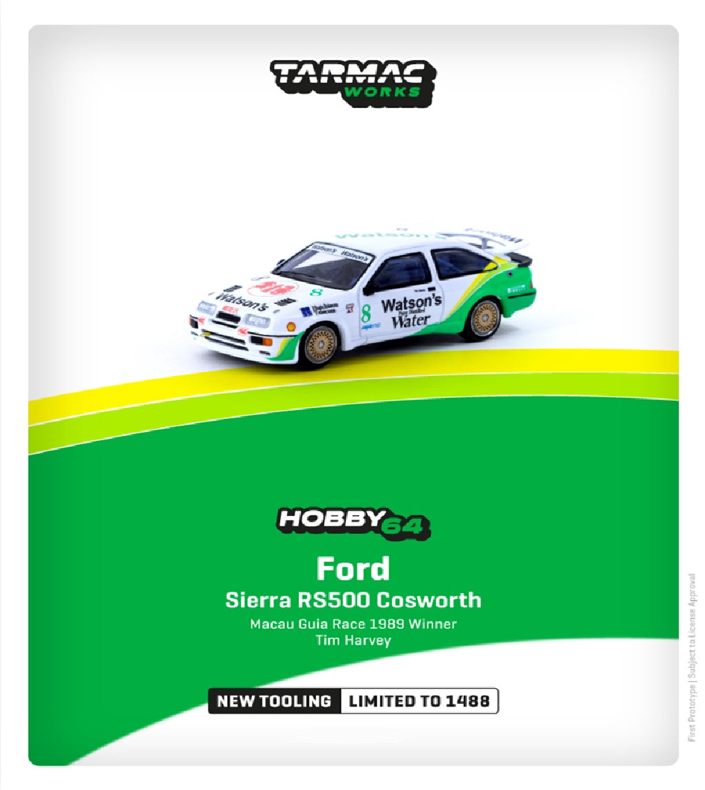 1:64 Ford Sierra RS500 Coswort - Macau Guia Race 1989 Winner -  Tim Harvey