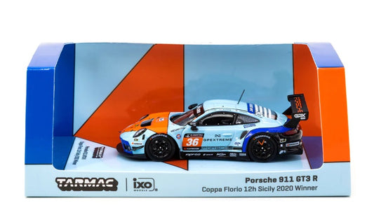 1:64 Porsche 911 GT3 R - COPPA FLORIO 12H Sicily 2020 - Winner- F. Fatien / J. Grogor / M. Jaminet / R. Renauer<br>