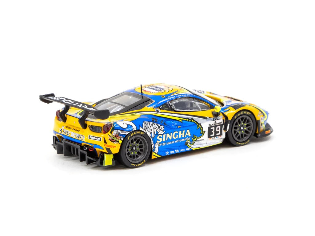 1:64 #39 Ferrari 488 GT3 Blancpain GT Series 2018 Bhirombhakdi/Van Dam 2022 HK Special Edition