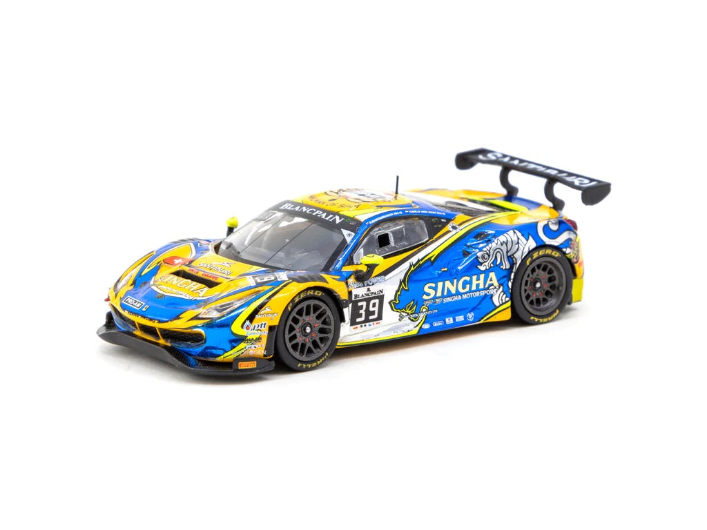 1:64 #39 Ferrari 488 GT3 Blancpain GT Series 2018 Bhirombhakdi/Van Dam 2022 HK Special Edition