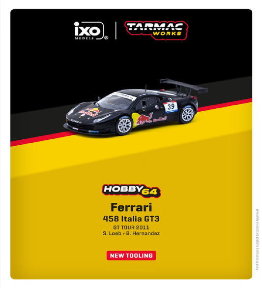 1:64 Ferrari 458 Italia GT3 - GT Tour 2011 - S.Loeb / B. Hernandez