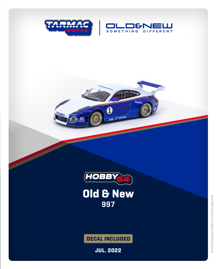 1:64 Old & New 997 Blue/White - Decal Included