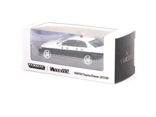 1:64 VERTEX Toyota Chaser JZX1 - Black/White