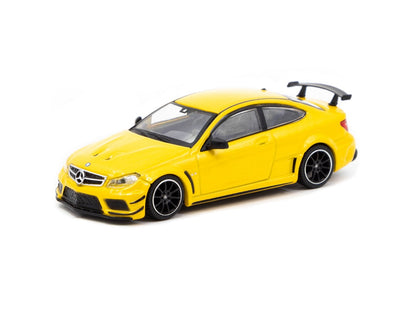 1:64 Yellow Metallic Mercedes  Benz C 63 AMG Coupe Black Series