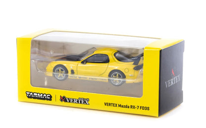 1:64 VERTEX Mazda RX-7 FD3S - Yellow Metallic