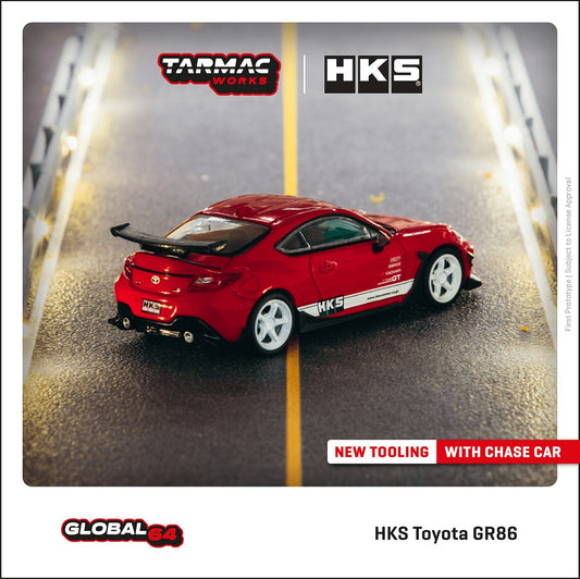 1:64 HKS Toyota GR86 - Red