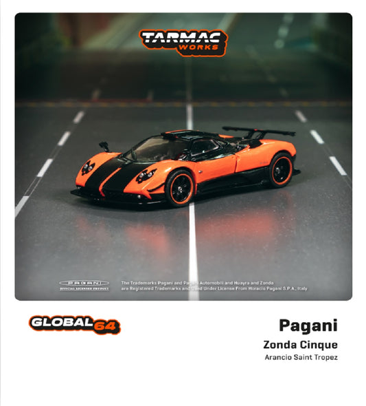 1:64 Pagani Zonda Cinque - Arancio Saint Tropez