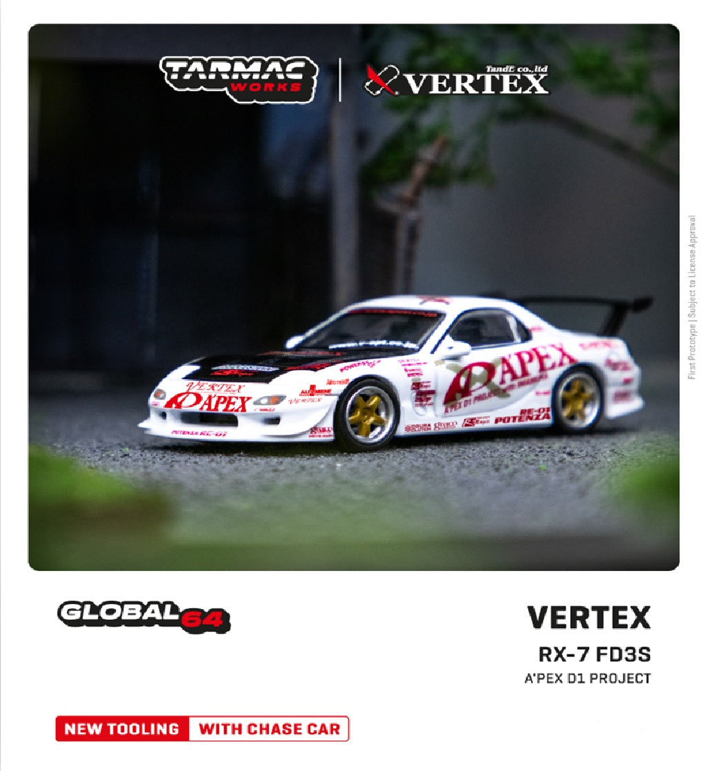 1:64 VERTEX RX-7 FD3S - A'PEX D1 PROJECT