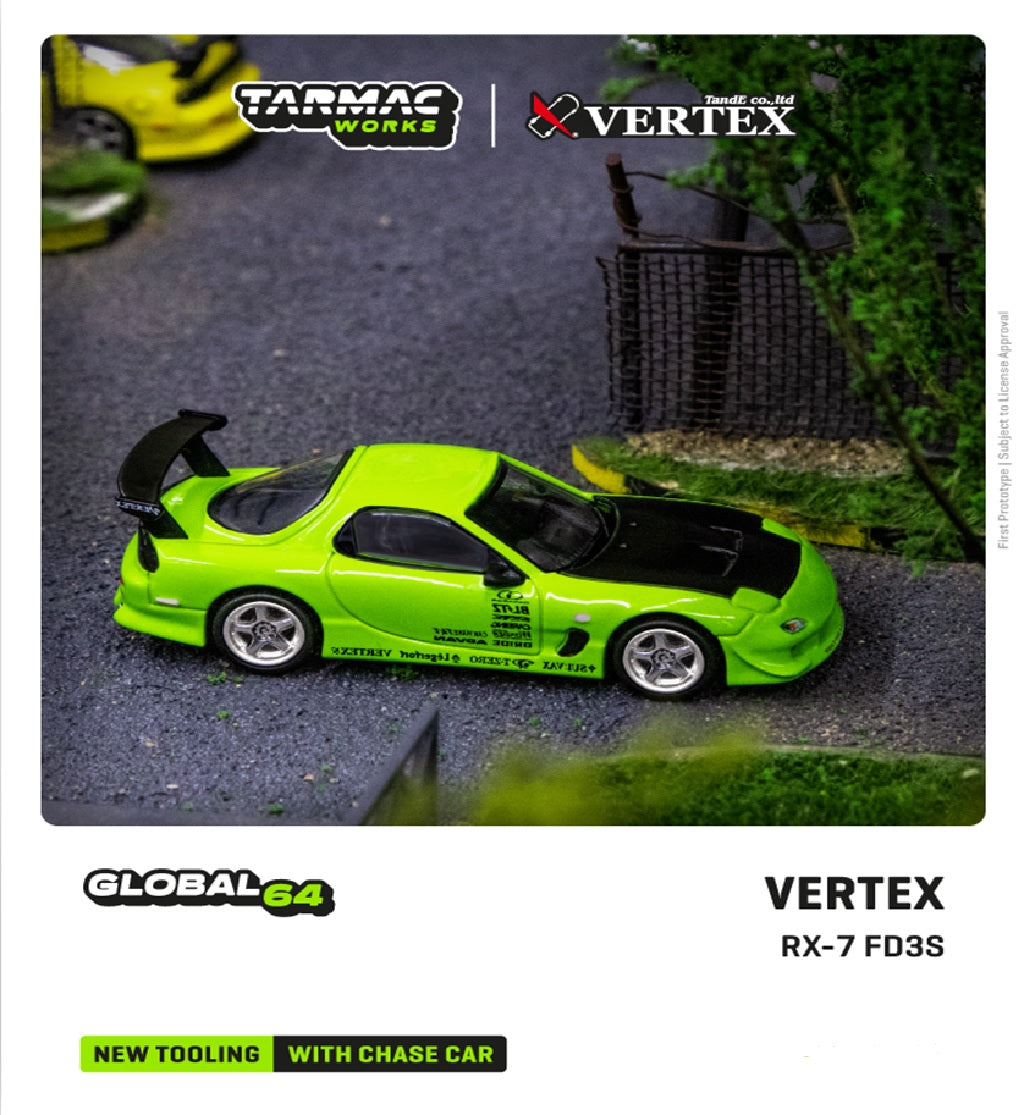 1:64 VERTEX RX-7 FD3S Light Green