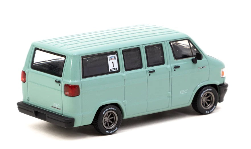 1:64 Dodge Van Light Green - Brand New Tooling