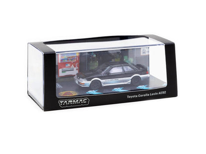 1:64 Black/Grey Toyota Corolla Levin AE92