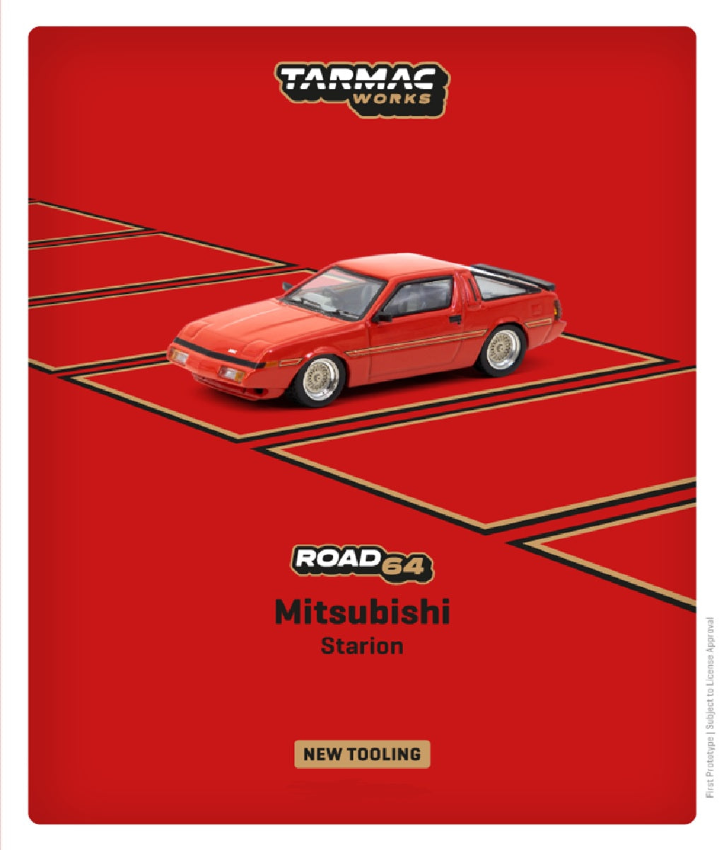 1:64 Mitsubishi Starion - Bright Red