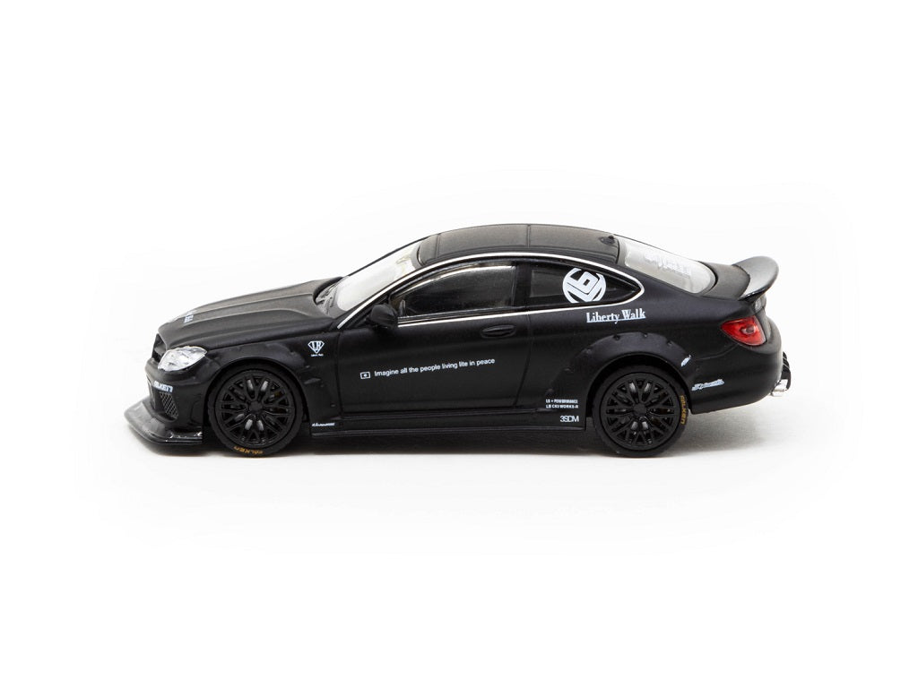 1:64 KJ LBWK Matte Black Mercedes Benz C63 Coupe